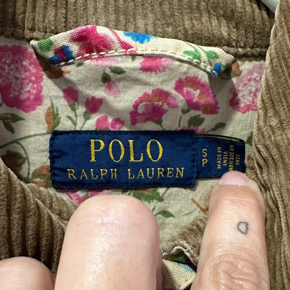 Rare Polo Ralph Lauren | Floral Canvas Barn Jacket | Small Petite - Picture 15 of 15